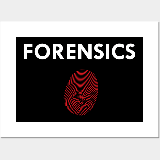 Forensics Wall Art by KC Happy Shop